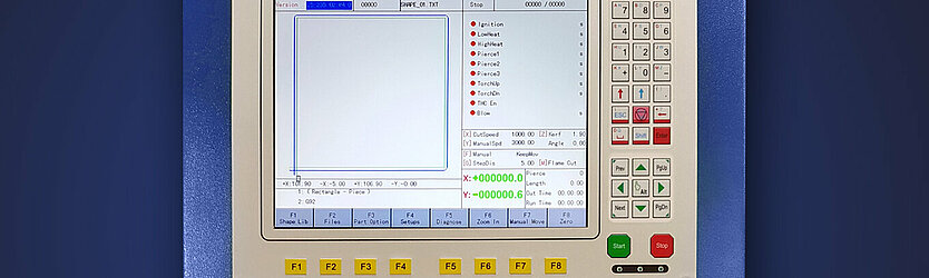 Steuerung für CNC-gesteuerte Plasma-Schneidanlage